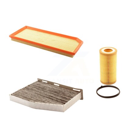 Pur 1x Air + 1x Cabin + 1x Engine Cartridge Oil Filter 3 Total Kit For Volkswagen Jetta Eos KFM-100461