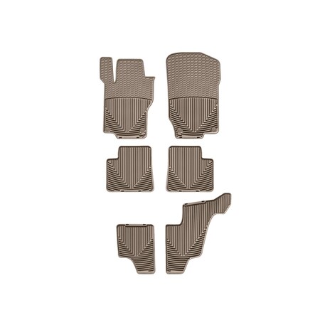 Weathertech Tan, Front, Rear, and Rear All Weather Floor Mats W102TN110TN115T