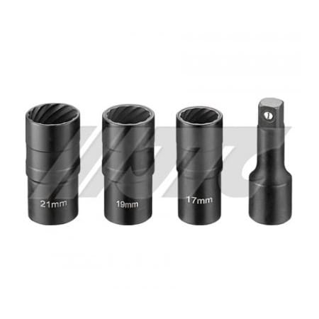 Jtc Auto Tools 1/2 in drive double-sided twist socket set for locking wheel nuts (VW, BMW) 4267