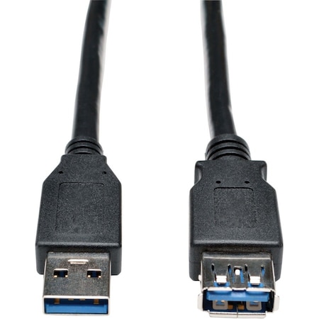 Tripp Lite Eaton Tripp Lite Series USB 3.0 SuperSpeed Extension Cable (A M/F), Black, 6 ft. (1.83 m) U324-006-BK