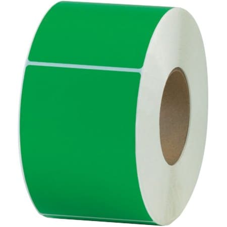 Partners Brand Thermal Transfer Labels, 4" x 6", Dark Green, PK4 THL130DN