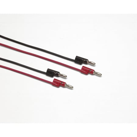 Fluke Patch Cords, 24in, Red and Black TL930
