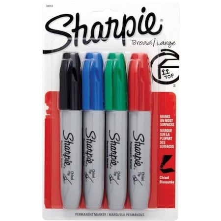 Sharpie 38254PP Permanent Marker, Chisel Lead/Tip, Assorted Lead/Tip 2210211
