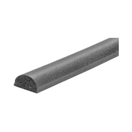Auveco 1/4in Half Round Sponge Rubber, 50PK 4736