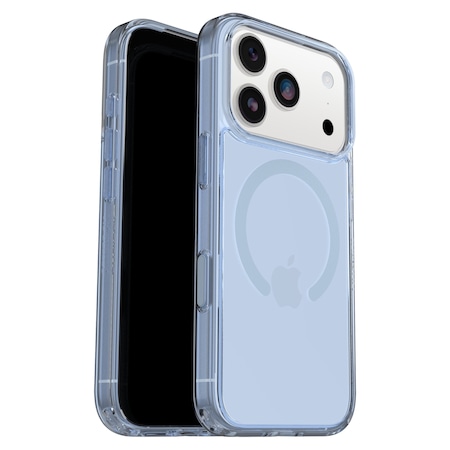 Otterbox Symmetry Clear Magsafe Case With Camera Control For Apple Iphone 17 Pro - Blue Bliss 77-98848