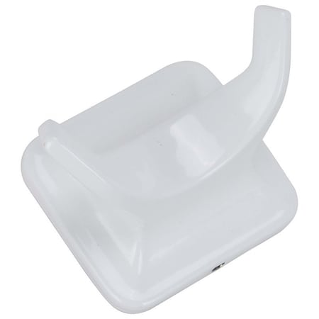 Boston Harbor Double Robe Hook, 2-Hook, Zinc, White, Wall Mounting L3653-51-07