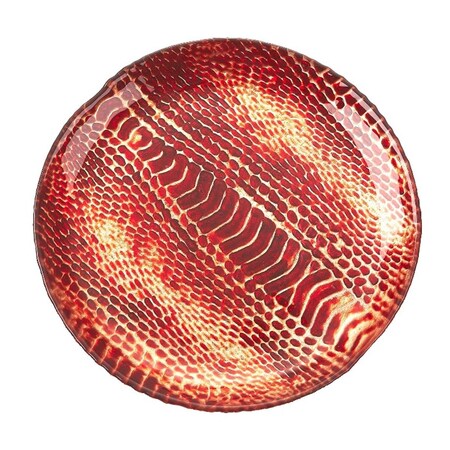 Standalone Snakeskin 8.5 in. Coral Plate, 4PK ST809570