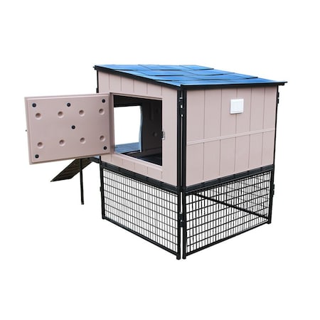 K9 Kennel Store 4ft X 4ft Kennel Castle Large Outdoor Dog House KENCASDH