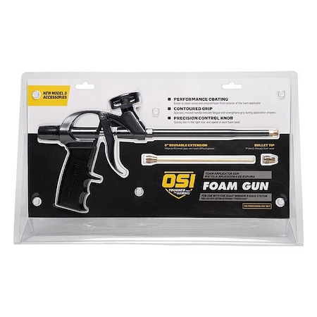 Osi Spray Applicator Gun, Black, Threaded, SS 3020883