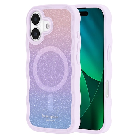 Kate Spade Wavy Magsafe Case For Apple Iphone 17 - Opal Glitter KS057412
