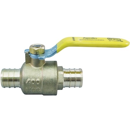 Apollo Valves Ball Valve, 34 x 34 in Connection, Crimp, Brass Body APXV3434