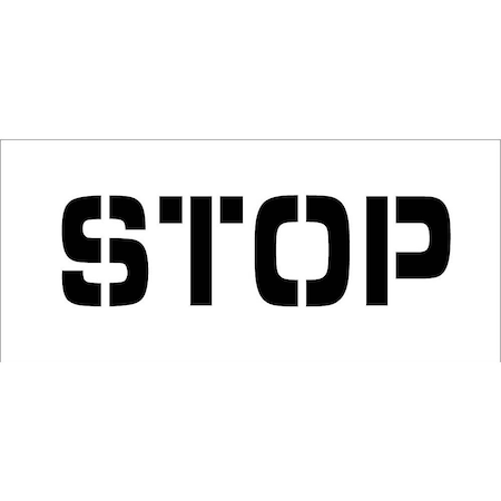 Nmc Stop Parking Lot Stencil, PMS51 PMS51