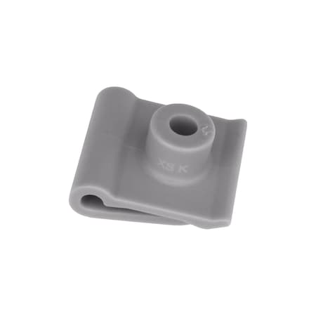 Auveco Mazda U-Nut, Gray Nylon, M4.8, Center To Edge 11mm, Up To 1mm Panel Range, 25PK 21862