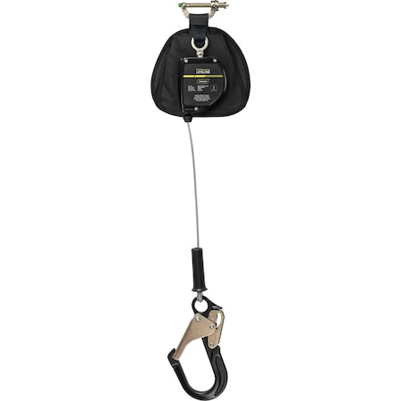 Ironwear 8' Cable Class 2 LE SRL w/ Non Swivel Aluminum Rebar Hook 2208-ARH-NS-LE