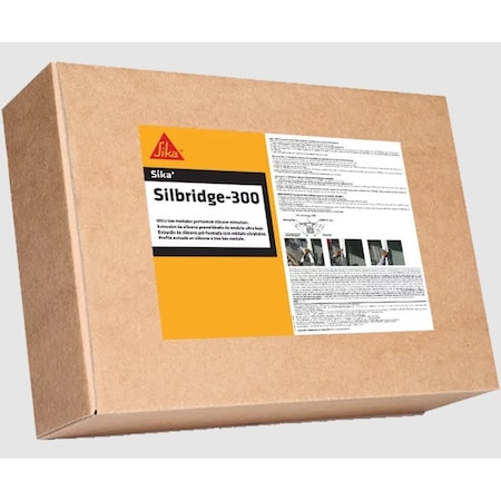 Sika Silbridge 300 Extruded, Ultra Low Modulus, Elastomeric Silicone Profile, Black, 11" x 50' Roll 532125