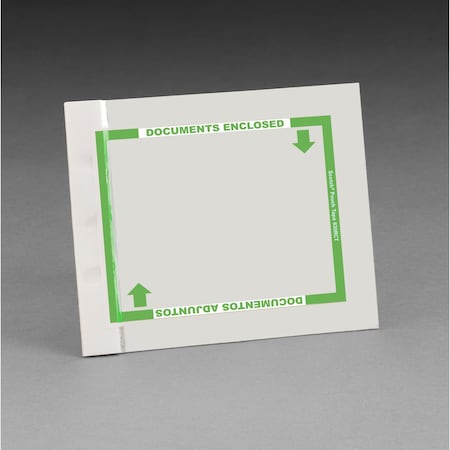 3M Packing List Envelopes, Clear, PK4000 830RCT