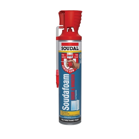 Soudal Usa Soudafoam DOOR & WINDOW Genius Dispenser Insulating Spray Foam Sealant 20 oz. Champagne, 432PK 128990