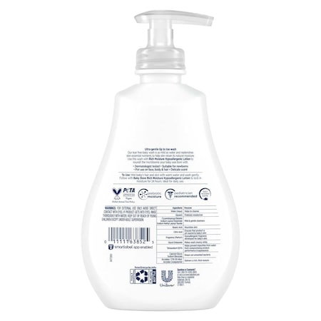 Baby Dove Sensitive Skin Care Hypoallergenic Fragrance Free Moisture Baby Lotion, 13 Ounce, 4PK 68275363
