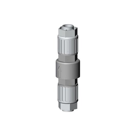 Smc Check Valve, PFA, Female, Diaphragm LVK40-Z13