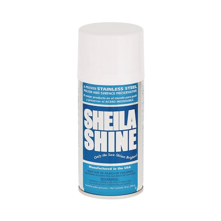 Sheila Shine Stainless Steel Cleaner and Polish, 10 oz Aerosol Spray SSI1EA