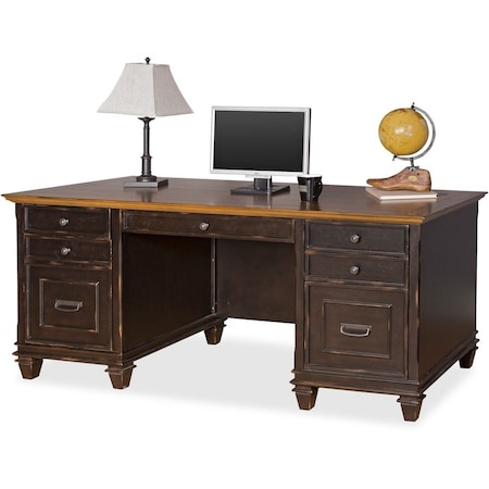 Hartford Double Pedestal Desk IMHF680