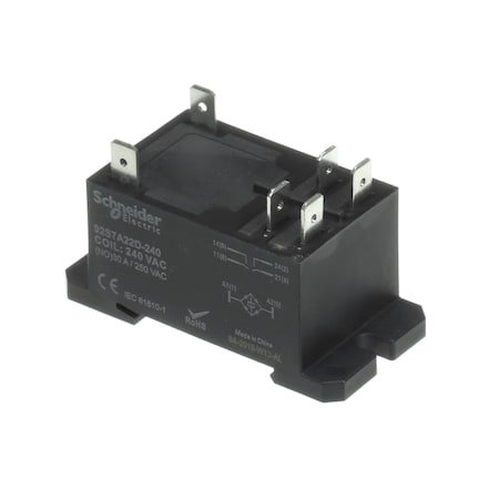 Continental Refrigeration RELAY DPST-NO, 30A, 220-240VA 4-150