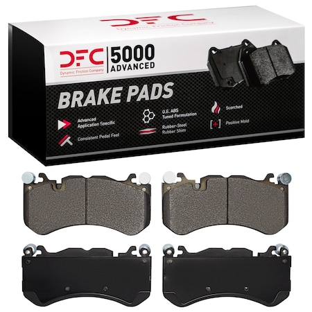Dynamic Friction Co DFC 5000 Advanced Brake Pads - Low Metallic 1551-1291-00