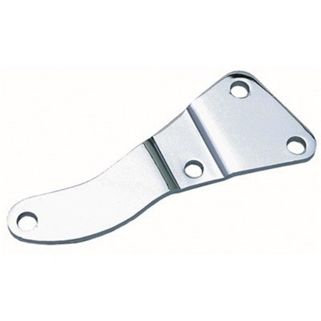Track Usa Alternator Bracket - OEM Style Long Water Pump for Big Block Chevy - Chrome TR3646585