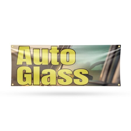 Signmission Auto Glass, 18 Inch x 48 Inch, Vinyl Banner B-30468