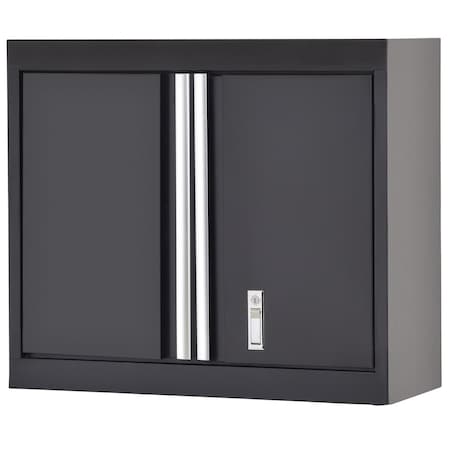 Sandusky Lee Heavy Duty Welded Steel Modular Wall Cabinet, 30x12x26, Black MW1F301226-9M