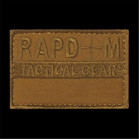 Rapdom T91-COY Canvas Patch- Coyote T91-RAPDOM-COY