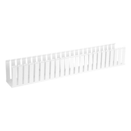 Panduit WIRE DUCT, WIDE SLOT, WHITE, 3.25 W X 4 D G3X4WH6