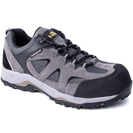 Handpoint Mens 4 in Steel Toe Work Shoes-Waterproof Suede Leather Safety Shoes, 10 GR1365-D-10
