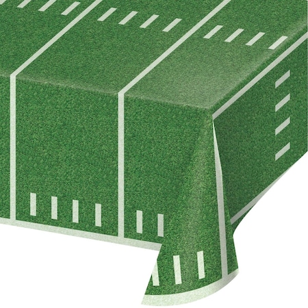 Commander In Chef 54 x 108 in. Football Field Table Cloth, 6PK CO3517165