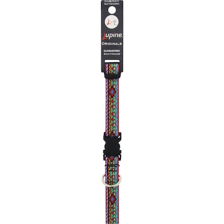 Lupine 3/4'' Woven Pattern El Paso 13 to 22'' Adjustable Collar 91502