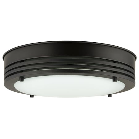 Sunlite 13in. Black LED Decorative Band 30K/40K/50K Dimmable Energy Star Flush Mount Light Fixture 87769-SU