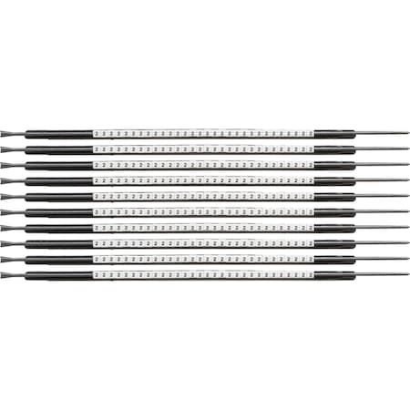 Brady ClipSleeve Wire Markers Size 05 Nylon 22 AWG - 20 AWG, 2 Pack of 300 Each, 300PK SCN05-2