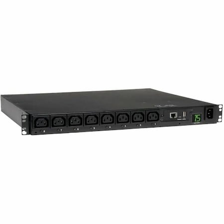 Tripp Lite PDU SWITCHED 200V - 240V 15A C13 8 OUTLET C14 HORIZONTAL 1URM PDUMH15HVNET