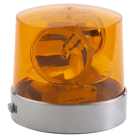 Grote Flashing Beacon, Amber, 12V DC 76223