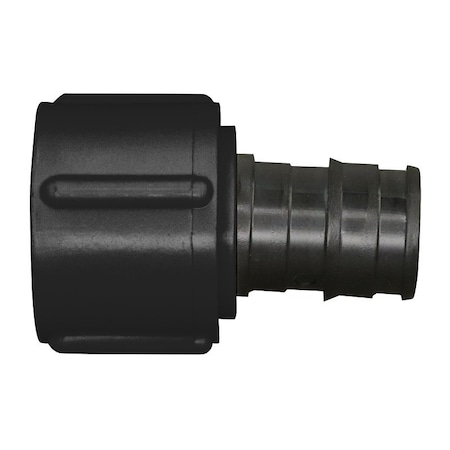 Apollo Swivel Adapter, 1/2 in, PEX x FPT, Poly Alloy, 200 psi Pressure, 5PK EPXPAF12S5PK