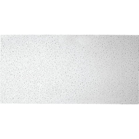 Usg PLATEAU Series Ceiling Panel, 4 ft L, 2 ft W, 9/16 in Thick, Mineral Fiber, White, 8PK 725