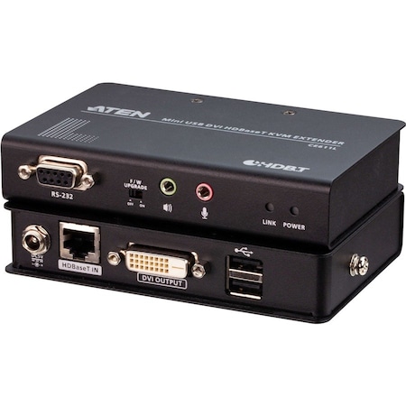 Aten Mini USB DVI HDBaseT KVM Extender CE611