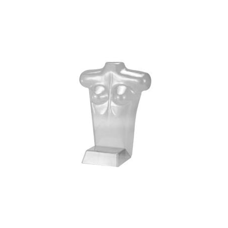 Specialty Store Services Female Freestanding Half Form, Clear 40026