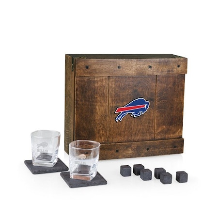 Picnic Time Family Of Brands NFL Buffalo Bills - Whiskey Box Gift Set 605-10-509-047-2
