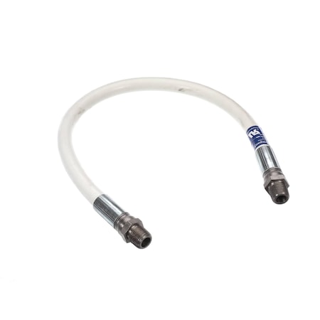 Giles Hose, Swivel Fittings, White, 27.5 36868