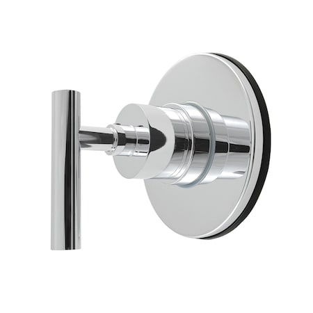 Kingston Brass Single-Handle Six-Way Diverter Valve with Round Trim Kit, Polished Chrome KS4031CML