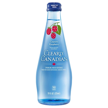 Clearly Canadian Raspberry Sparkling Spring Water 11 fl. oz. 1 pk 325R-US-108P