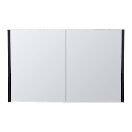 Homeroots 32" Black Wood Floating Bathroom Vanity 571358