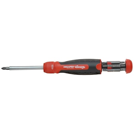 Homestead Megapro Marketing USA NC  13-In-1 Ratcheting Driver, Red HO843649
