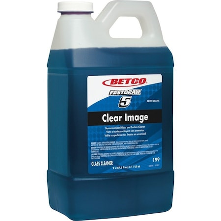 Betco Clear Image FastDraw Glass and Surface Cleaner, Rain Fresh Scent, 67.6 oz Bottle, 4PK BCC1994700